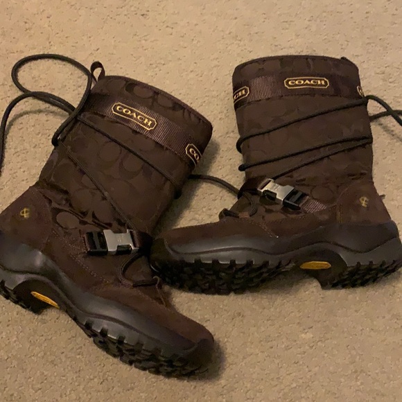 Brown Coach boots